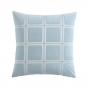 Platinum Rowan Seafoam Polyester Jacquard Quilt Cover Set | King Bed | Seafoam